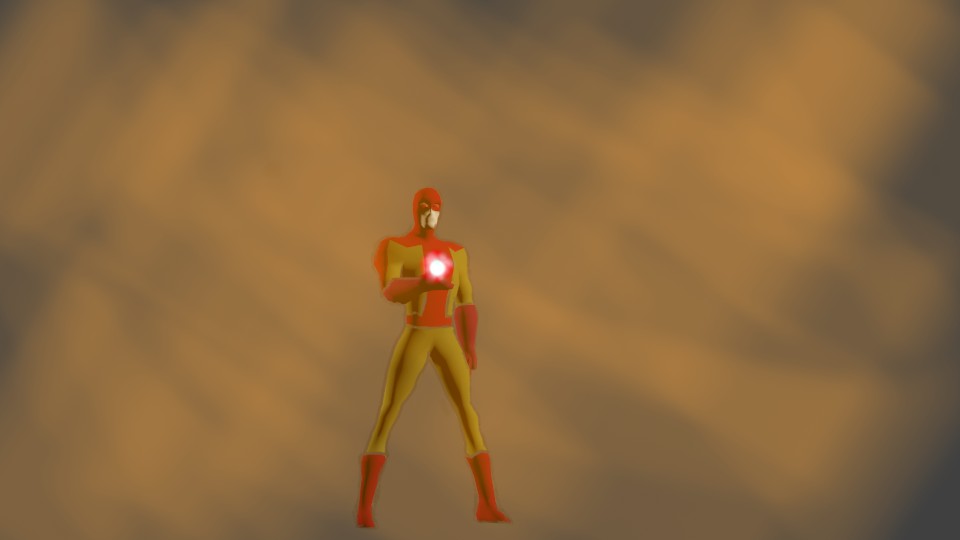 Super Hero, low poly preview image 1